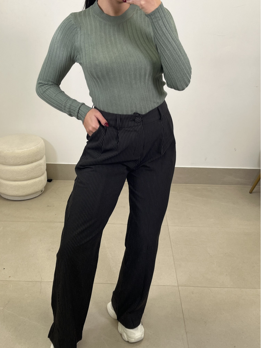 pantalon pinzas rayas diplomaticas