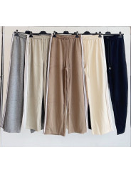 Pantalon felpa rayas laterales