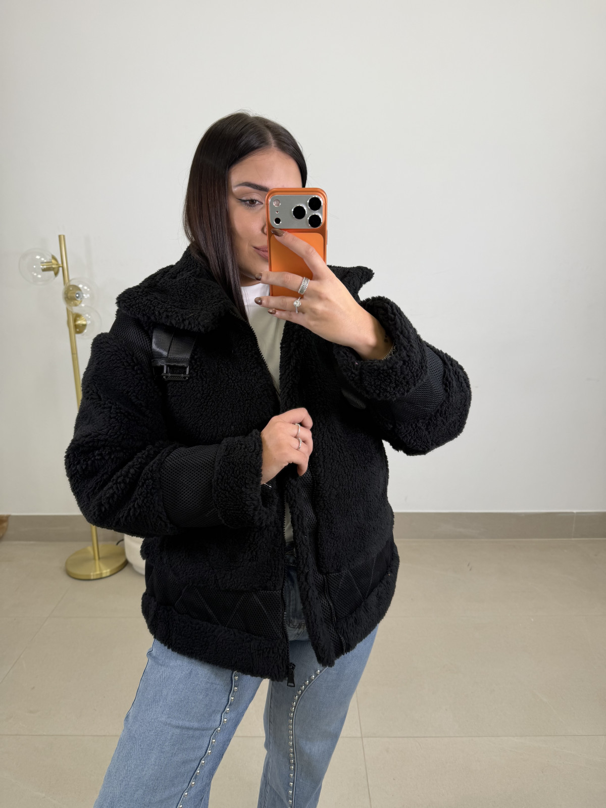 Abrigo corto Moscu negro