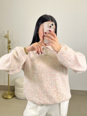 JERSEY POLERO BÁSICO BOTONES BEIGE