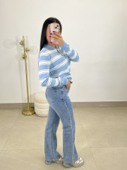 Vaquero cierre viral detalle tachuelas