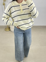 Jersey rayas Natalia amarillo