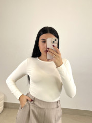 Camiseta licra fria escote redondo