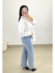 camisa oxford blanca