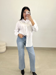 camisa oxford blanca