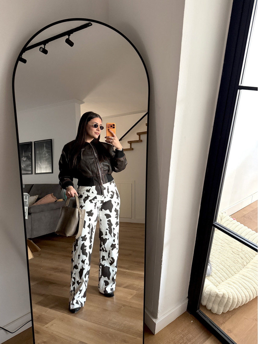 Bomber polipiel desgastada