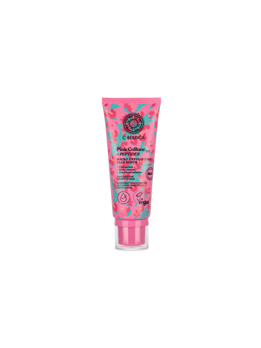 exfoliante facial pink calluna c-berrica
