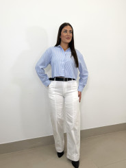 vaquero blanco cinturon