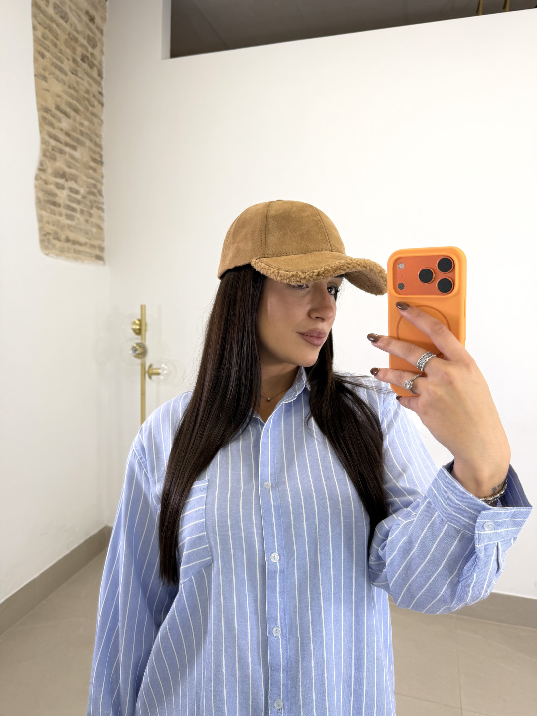 Gorra detalle borreguito