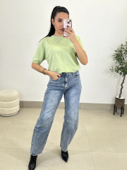 jersey punto manga corta verde