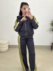 conjunto selena gris oscuro/verde