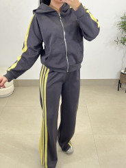 conjunto selena gris oscuro/verde