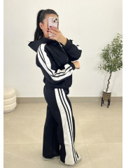 Conjunto selena negro/gris claro