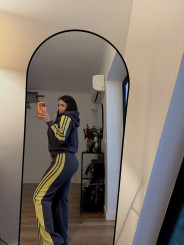 conjunto selena gris oscuro/verde