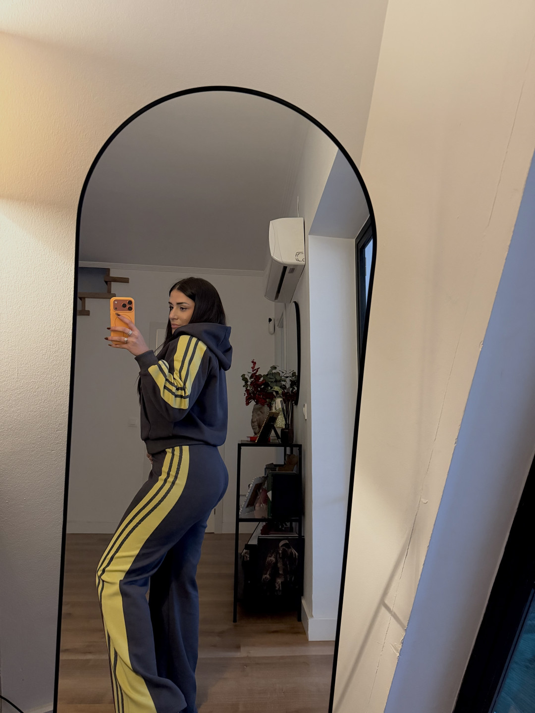 conjunto selena gris oscuro/verde