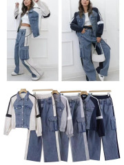 Conjunto combinado denim