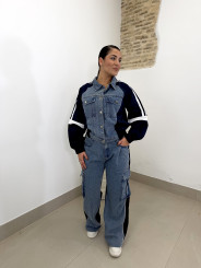 Conjunto combinado denim