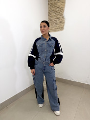 Conjunto combinado denim