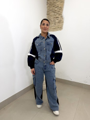 Conjunto combinado denim