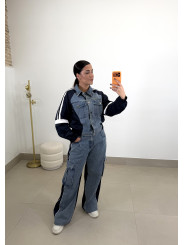 Conjunto combinado denim