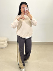 Pantalon raya lateral  bicolor