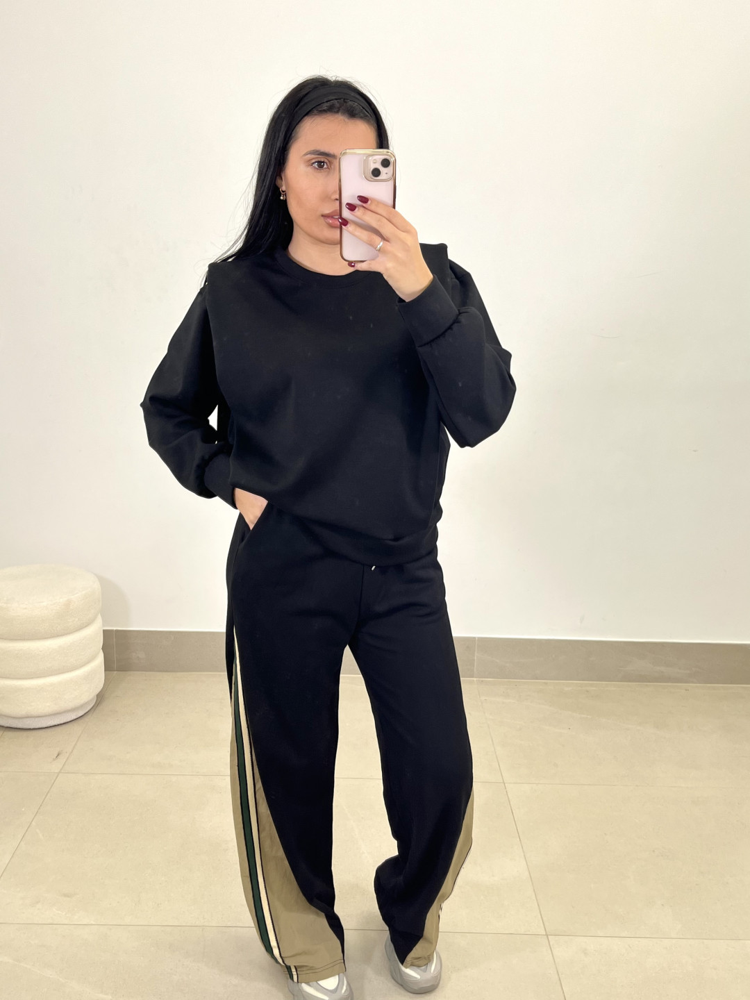 Pantalon raya lateral  bicolor