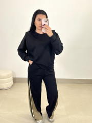 Pantalon raya lateral  bicolor