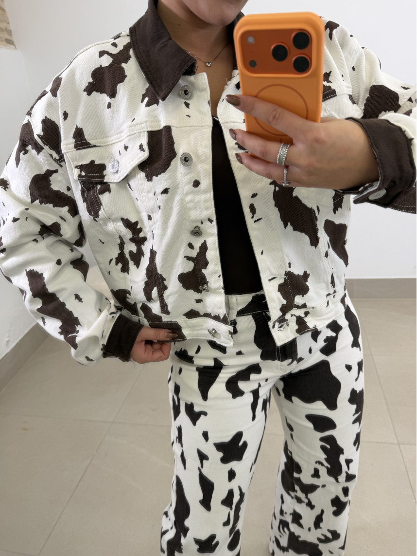 chaqueta vaquera vaca