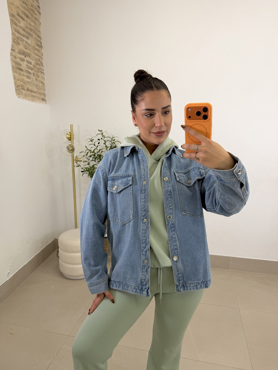 chaqueta/sobrecamisa vaquera