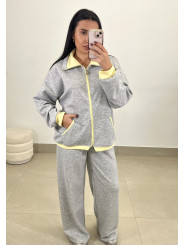 Conjunto Miranda gris claro