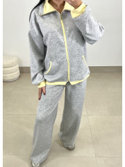 Conjunto Miranda gris claro