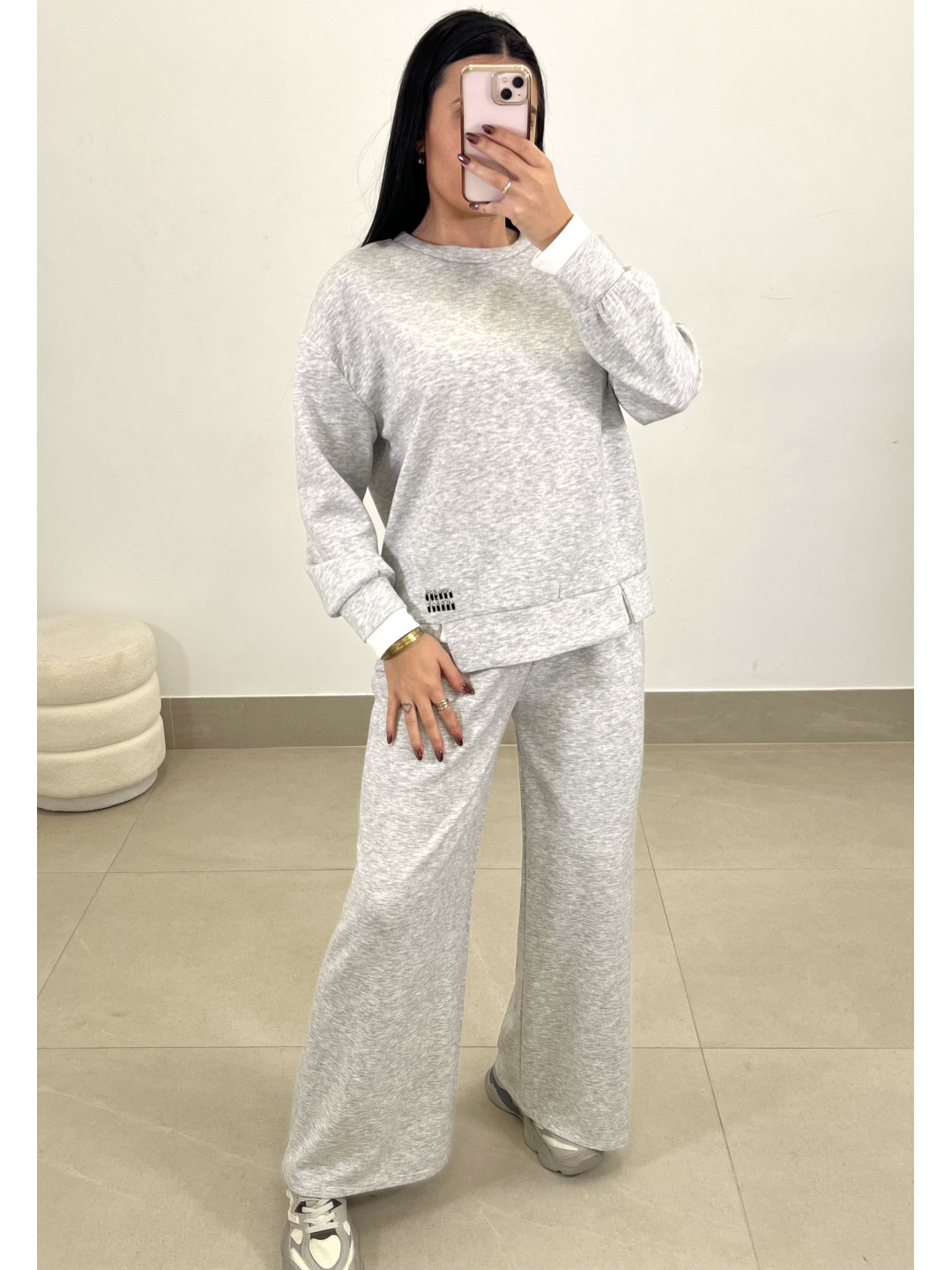 Conjunto combinado mim gris