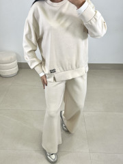 Conjunto combinado mim beige