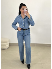 mono vaquero cuello pico