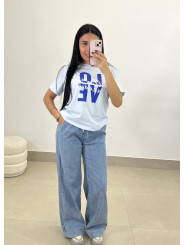 pantalon fluido tipo denim vaquero