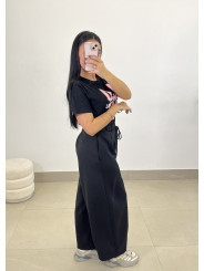 Pantalon felpa tipo barrel