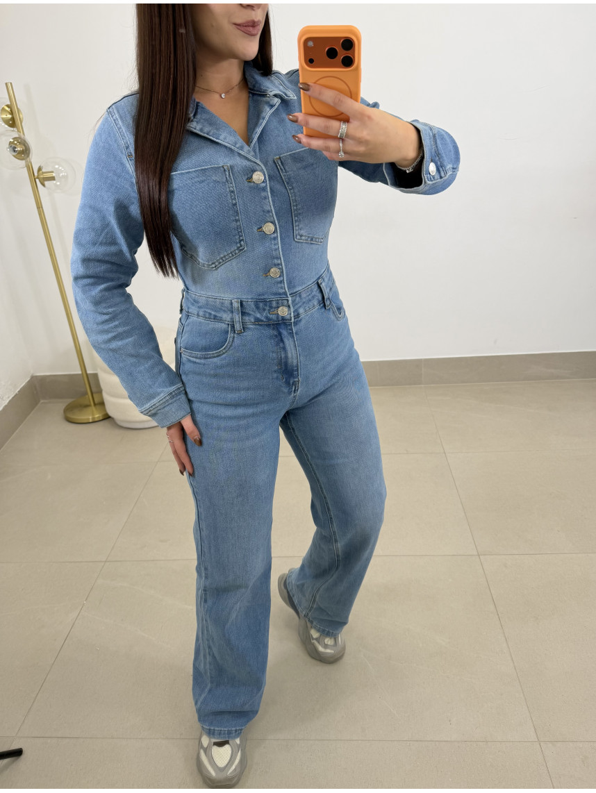 mono vaquero cuello pico