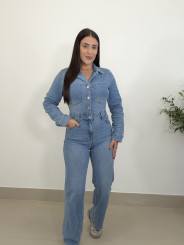 mono vaquero cuello pico