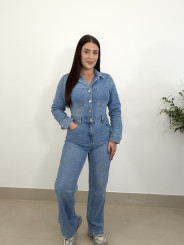 mono vaquero cuello pico