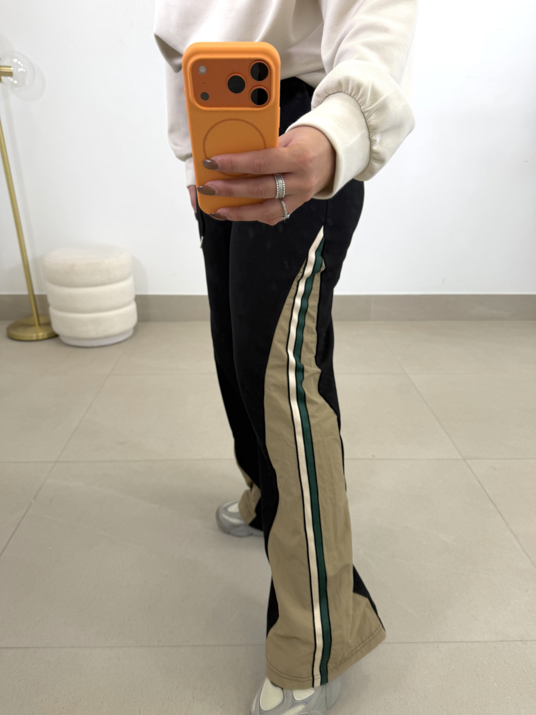 Pantalon raya lateral  bicolor