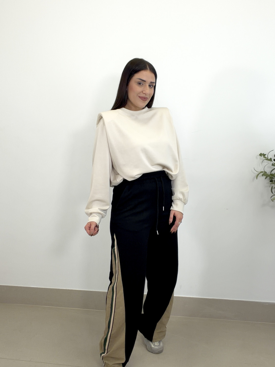 Pantalon raya lateral  bicolor