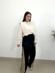 Pantalon raya lateral  bicolor