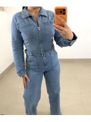 Mono vaquero cremallera