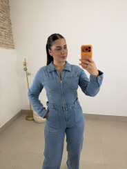 Mono vaquero cremallera