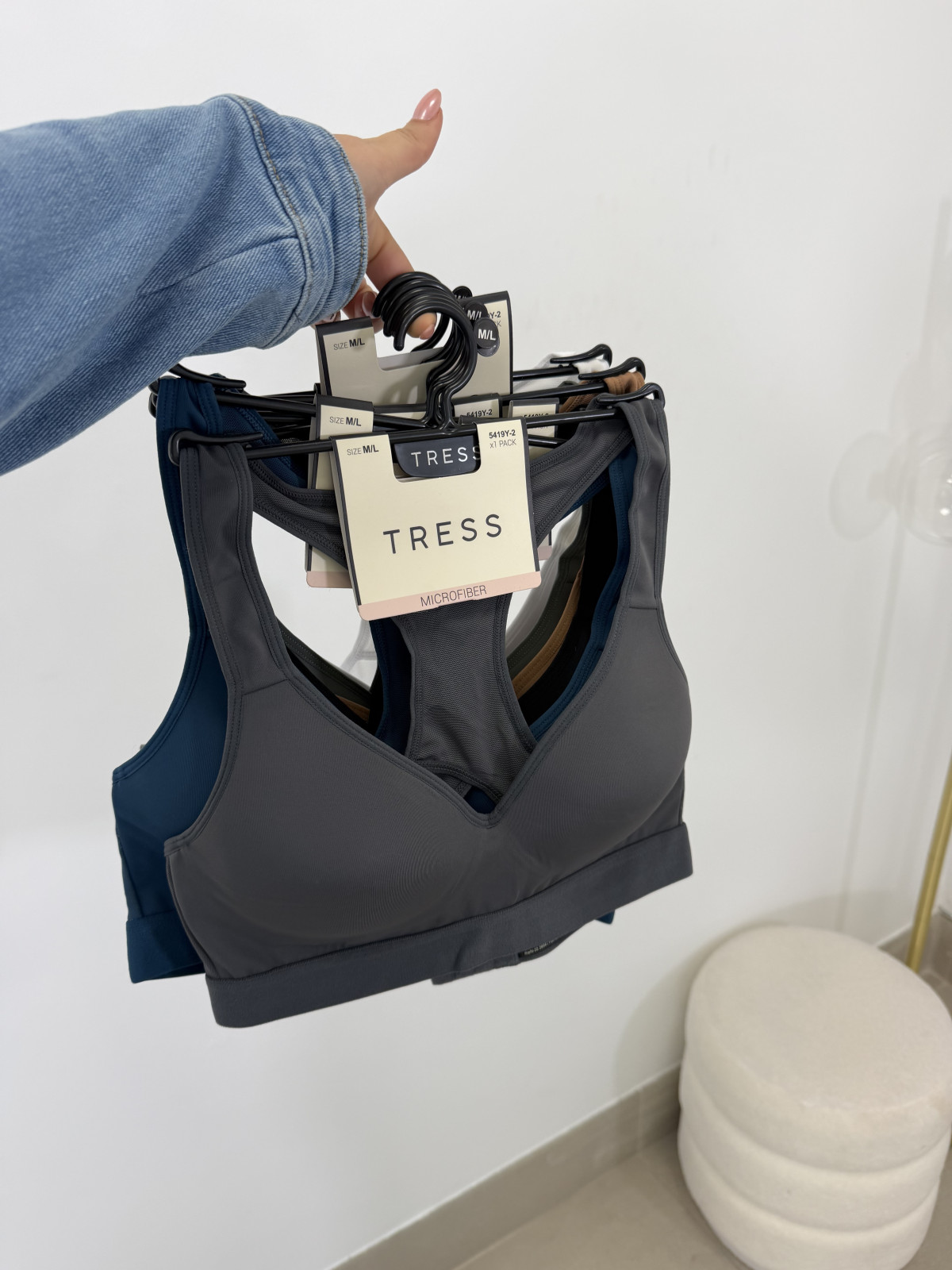 Sujetador basico espalda cruzada 5419y-2