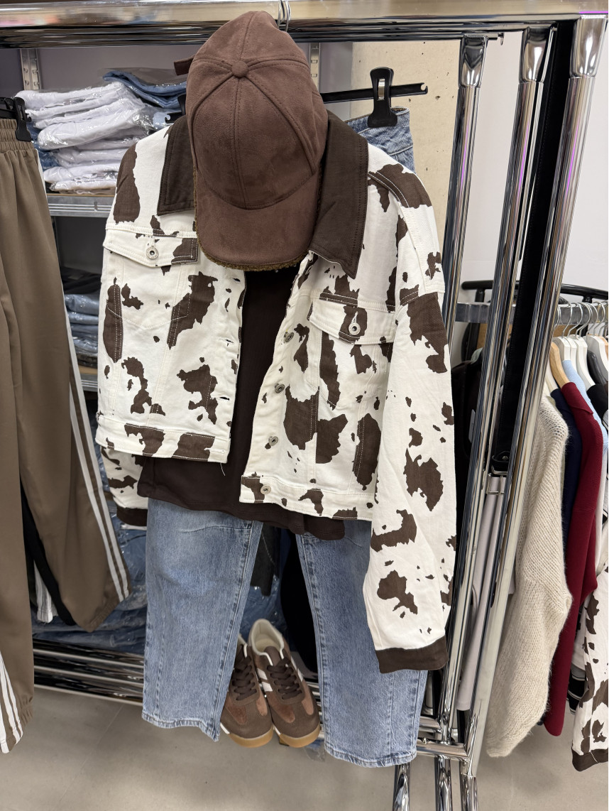 chaqueta vaquera vaca