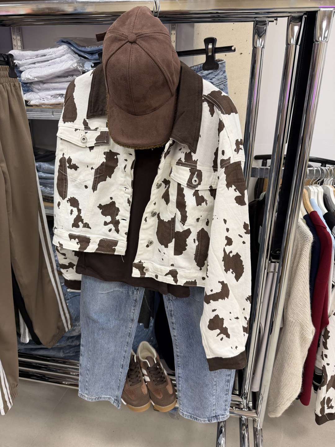 chaqueta vaquera vaca