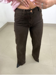 Vaquero recto marron