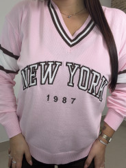 Jersey escote pico new york