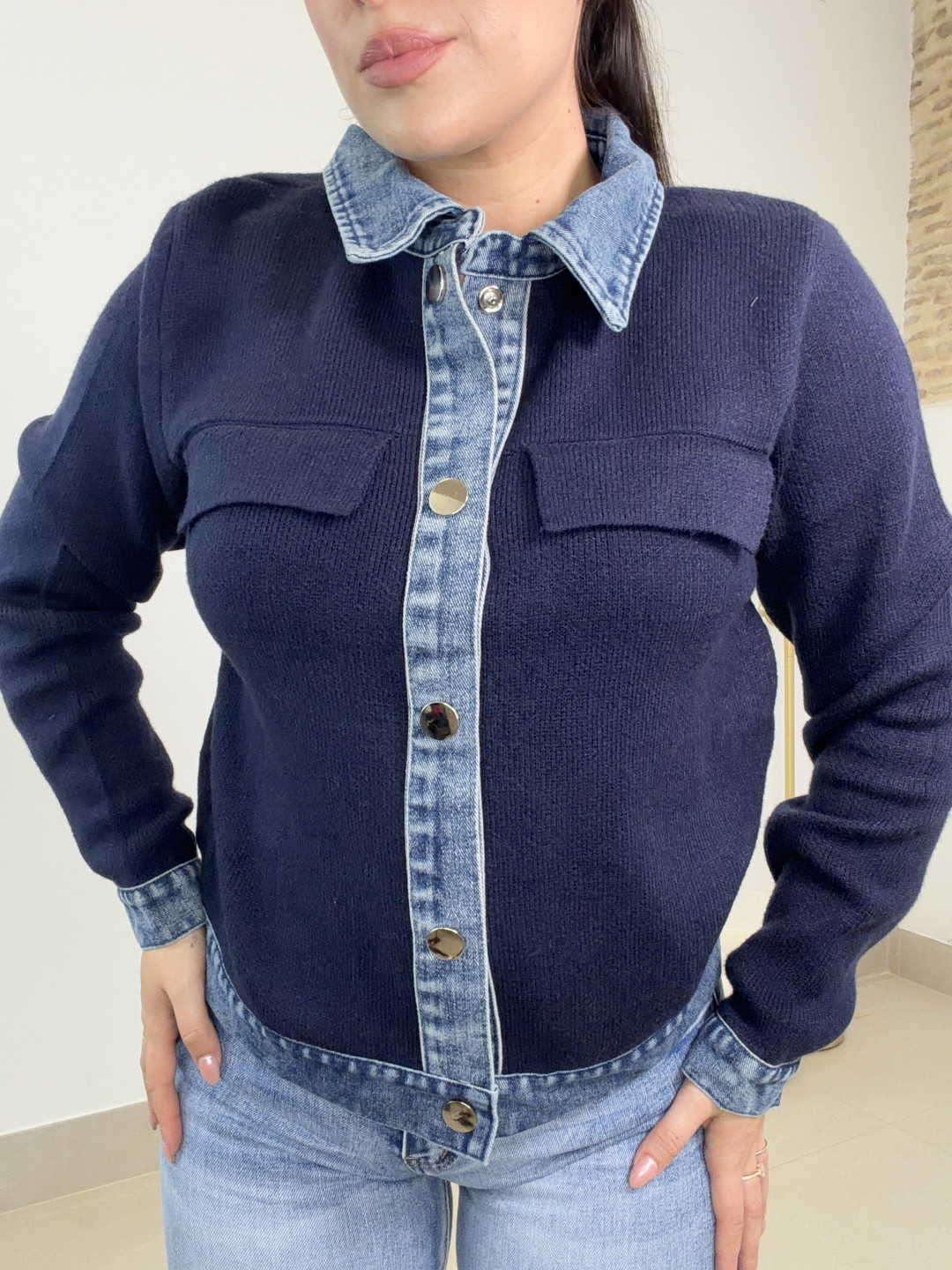 Rebeca combinado punto vaquero